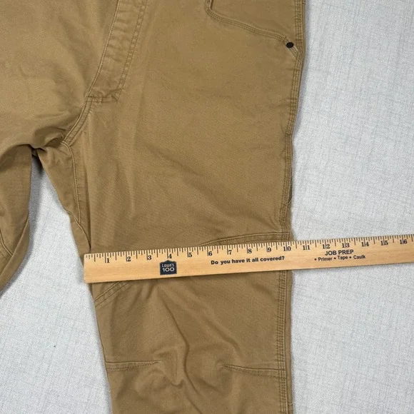 Wrangler ATG Pants Mens 38x30 Brown Canvas All Terrain Gear Double Knee NS857KL - Picture 7 of 9